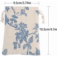 thumbnail image 4 of kilofly 20 pc Chinese Jewelry Bag Coin Purse Floral Print Drawstring Gift Pouch, 4 of 5