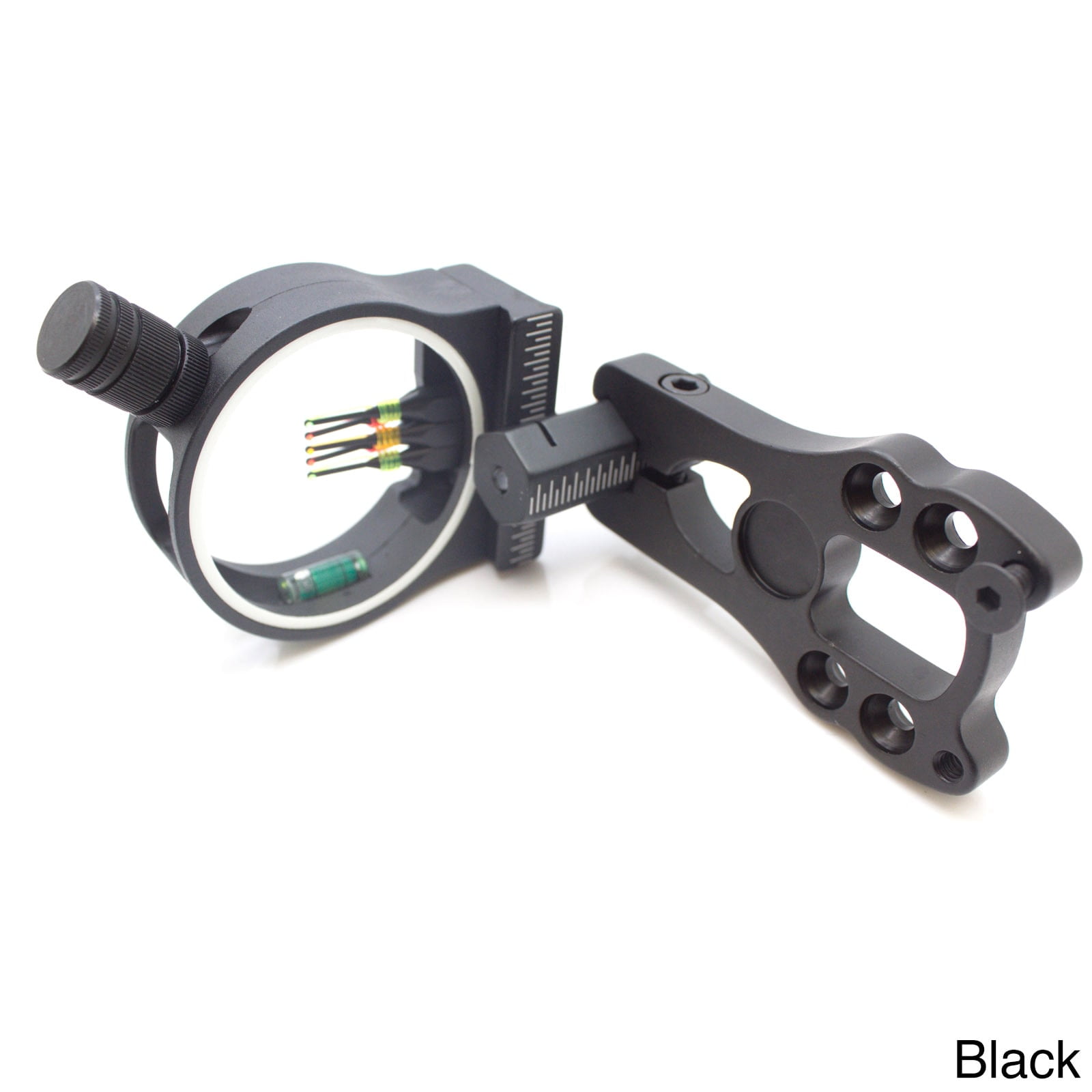 Black/Camo 5Pin 0.029'' Fibre Optic Bow Sight For Compound Bow With Led Lights 