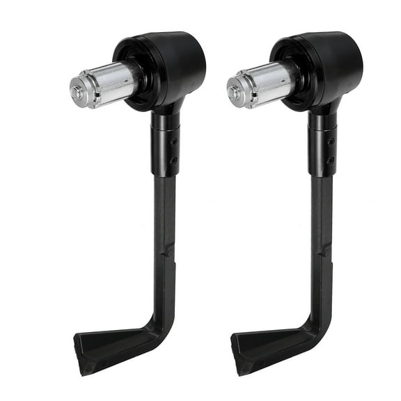 UPKOCH 1 Pair Horn Shape Brake Protection Hand Grips Clutch Lever Protector Aluminium Alloy Black