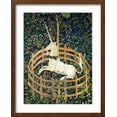 thumbnail image 2 of Art.com The Unicorn In Captivity (Detail) Art Print, Brown Frame Wall Art, 17" x 21", 2 of 5