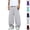 Light Gray, variant on HAJWOH Mens Baggy Sweatpants Wide Leg Elastic Waist Drawstring Athletic Loose Jogger Lounge Sweat Pants