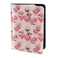 thumbnail image 2 of Pofeuu Summer Flamingo Print Travel Document Organizer Passport Holder Men Women for Family (6.5 in x 4.5 in),Wallet Holder Credit Card Clutch Bag Case, 2 of 5