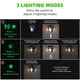 thumbnail image 5 of Luz de Pared Exterior con Energía Solar, Sensor de Movimiento, Lámpara de Jardín Impermeable con Iluminación Cálida, 600mAh, IP65, 14.9x13.8x5cm, para Patio, Jardín, Valla, 5 of 8