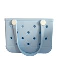 thumbnail image 2 of Bolsa de mano JIREST de goma pequeña para playa, impermeable, azul claro, 2 of 9