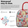 thumbnail image 3 of Womens Pioneer Flower Floral Print Pattern Lunch Box for Work,Insulated Lunch Bag for Women,Loncheras Para Mujer,Leakproof Adult Lunch Bag for Work,Beach,Travel,Picnic,Camping, 3 of 7