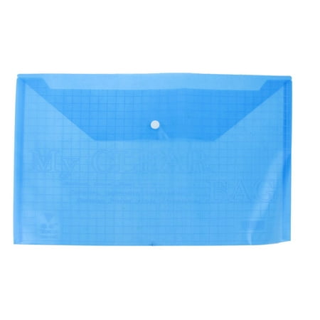 Unique Bargains Student Water Proof A4 Paper Document File Bag Case Holder Organizer Blue (Best Waterproof Document Holder)