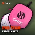 thumbnail image 2 of ONIX Pickleball Pro Team Paddle Cover — Pink/Black, 2 of 5
