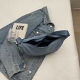 thumbnail image 2 of Bolso Bandolera Con Correa Ajustable para Mujer Viajes Al Aire Libre () Azul, 2 of 6