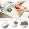 thumbnail image 5 of Collapsible Folding Wash Basin with Drain Plug, 9L 2.4 Gallon Portable Sink for Camping RV Dishwashing, 5 of 6