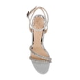 thumbnail image 5 of Jewel Badgley Mischka Rochel Platform Block Heel with Gemstone Embellished Straps, 5 of 7