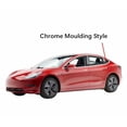thumbnail image 3 of Chrome Moulding Style Driver Left Side Rear Quarter Window Quarter Glass Compatible with Tesla Model 3 2017-2023 Models, 3 of 7