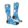 thumbnail image 3 of Balery Cute Dogs Printed Novelty Socks Men's Women's Crew Socks Sports Socks Knee High Socks Cotton Socks Quirky and Cool Socks, 3 of 9