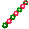 thumbnail image 2 of Flmtop Chats Collier Fleur Décoration Réglable Peau Amicale Chaton Collier Boucle pour Animal de Compagnie Produit Vert Rose, 2 of 9