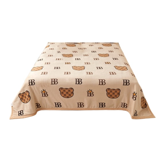 Eoozwa Mink Fleece Throw Blanket 60x80 Inch Coral Velvet Plush Super Soft Double Sided Winter Bedding Sofa Couch Living Room