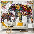 thumbnail image 1 of 3D Mural Elephant Tapestry Wall Hanging Boho Hippie Bedroom Background Fabric Printed Home Decor, 1 of 1