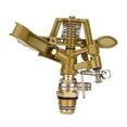 thumbnail image 4 of Dinheiro G1/2 Male Thread Watering Sprinkler 360 Degree Automatic Rotation 15m Range for Lawn Patio Garden Irrigation, 4 of 8