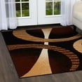 thumbnail image 4 of Home Dynamix Premium Indus Contemporary Geometric Area Rug, Black/Brown, 5'2"x7'4", 4 of 6