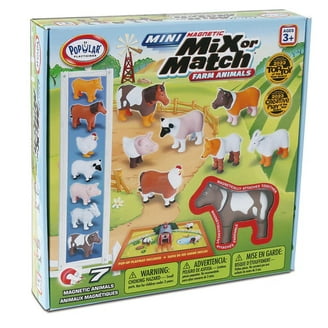 Walmart's Magnetic Mix or Match Safari Animals Construction Toy