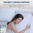 Cooling Side Sleeper Pillows for Neck and Shoulder Pain Relief Sleeping