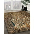 thumbnail image 2 of Ahgly Company Indoor Rectangle Traditional Bakers Brown Persian Area Rugs, 3' x 5', 2 of 6