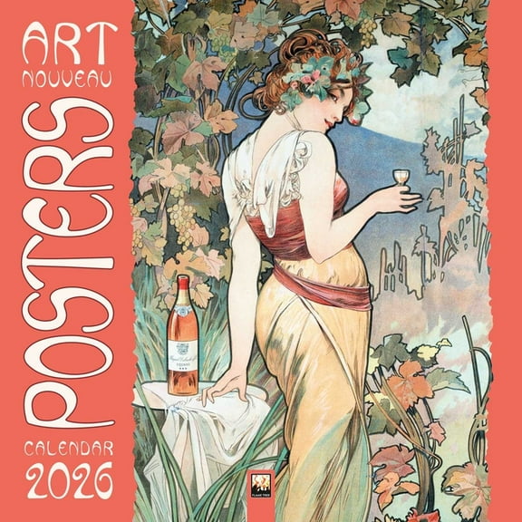 Art Nouveau Posters Wall Calendar 2026 (Art Calendar), (Paperback)