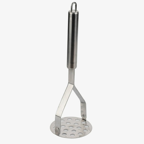 LanSuare Stainless Steel Potato Masher, Food Crusher, Household Kitchen Tool, Suitable for Mashed Vegetables, Infant Meal Preparation