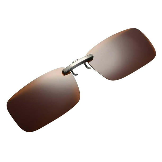 Miopía Gafas de terre Polarizada Clip Anteojos 400 para Deporte Conducción Viaje de Mujer Hombre , marrón, como se describe Yinane Gafas de sol polarizadas unisex