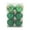 Green, variant on Silver 6-Pack 6Cm Electroplated Christmas Balls, Metallic Finish Tree Decor