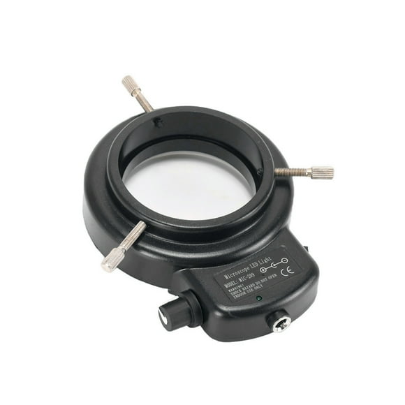 Variable 144 LED Ring Light for Stereo Microscope and Camera Adjustable Illuminator with Dimmer for Stereoscopic Microscope