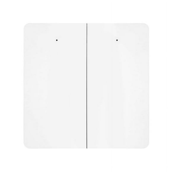 Tuya Smart ZigBee Self Power Scene Switch No Battery No Wiring Energy Control for Automation Scenario,2Gang
