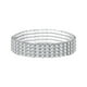 thumbnail image 1 of 1 Completo Brillante Elástico Tobillera Pulsera Cumpleaños Filas Super A 4 Elástico Fiesta Boda Accesorios Pulseras, 1 of 1