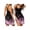 Black Pink Flower, variant on Striped Cotton Nightwear Sexy Nightgown for Women