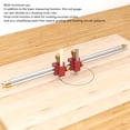 thumbnail image 4 of Woodworking Modular Gauge, High Accuracy Circular Drawing Tool Woodworking Modular Ruler Aluminum Alloy  for Professionals Hobbyists, 4 of 7