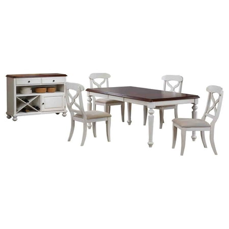 Sunset Trading 6 Piece Andrews Erfly Leaf Dining Table Set With Server Sunset Trading 6 Piece Andrews Erfly Leaf Dining Table Set With Server