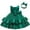 Green, variant on HIPYLO Emerald Green Dress 5t Girls Dresses High Neck Dress Tulle Dress for Girls Birthday Girl Outfit Baby Gifts Gender Neutral Couple Gift, 3-4 Years