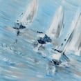 thumbnail image 6 of Rushing Boats Painting Print on Wrapped Canvas, 6 of 6