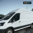 thumbnail image 3 of CLIM ART Incredibly Durable Rain Guards for Ford Transit 2014-2026, Original Tape-on Window Deflectors, Vent Deflector, Vent Window Visors for Cars, Dark Smoke, Car Accessories, 2pcs - 414127LP, 3 of 10