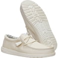 thumbnail image 4 of HEYDUDE Men Wally Stretch Canvas Slip-On Moccasins Stone White, 12, 4 of 6