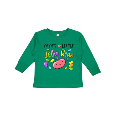 

Inktastic Yaya s Little Jellybean Cute Easter Candy Gift Toddler Boy or Toddler Girl Long Sleeve T-Shirt