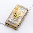 thumbnail image 3 of Abrebotellas para cumpleaños número 16/aniversario en dorado con diamantes de imitación (1 pieza/caja de regalo), 3 of 5