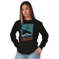 thumbnail image 3 of I Still Play Duck Hunt Cooking Fisher Plus Size Long Sleeve Graphic Tee Shirt Brisco Brands 2X, 3 of 5