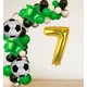 thumbnail image 2 of Set de globos de fútbol Kwuz con número 7 dorado de 40" para fiesta, 2 of 7