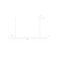 thumbnail image 2 of Sonneman 3777.01 Fino 58" Wide Led Suspension Linear Pendant - Chrome, 2 of 3