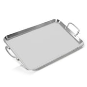 Maxam 5-Ply Stainless Steel Double Griddle
