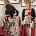 thumbnail image 3 of PEONAVET Apron Apron Christmas Patchwork Kitchen Clothes Keep Away From Oil Stains, 3 of 9