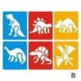 thumbnail image 1 of Children Drawing Stencils Dinosaur Animal Template Car Toy Early Educational Children Y3C6 Set Pattern Ste Kid W4B5, 1 of 9