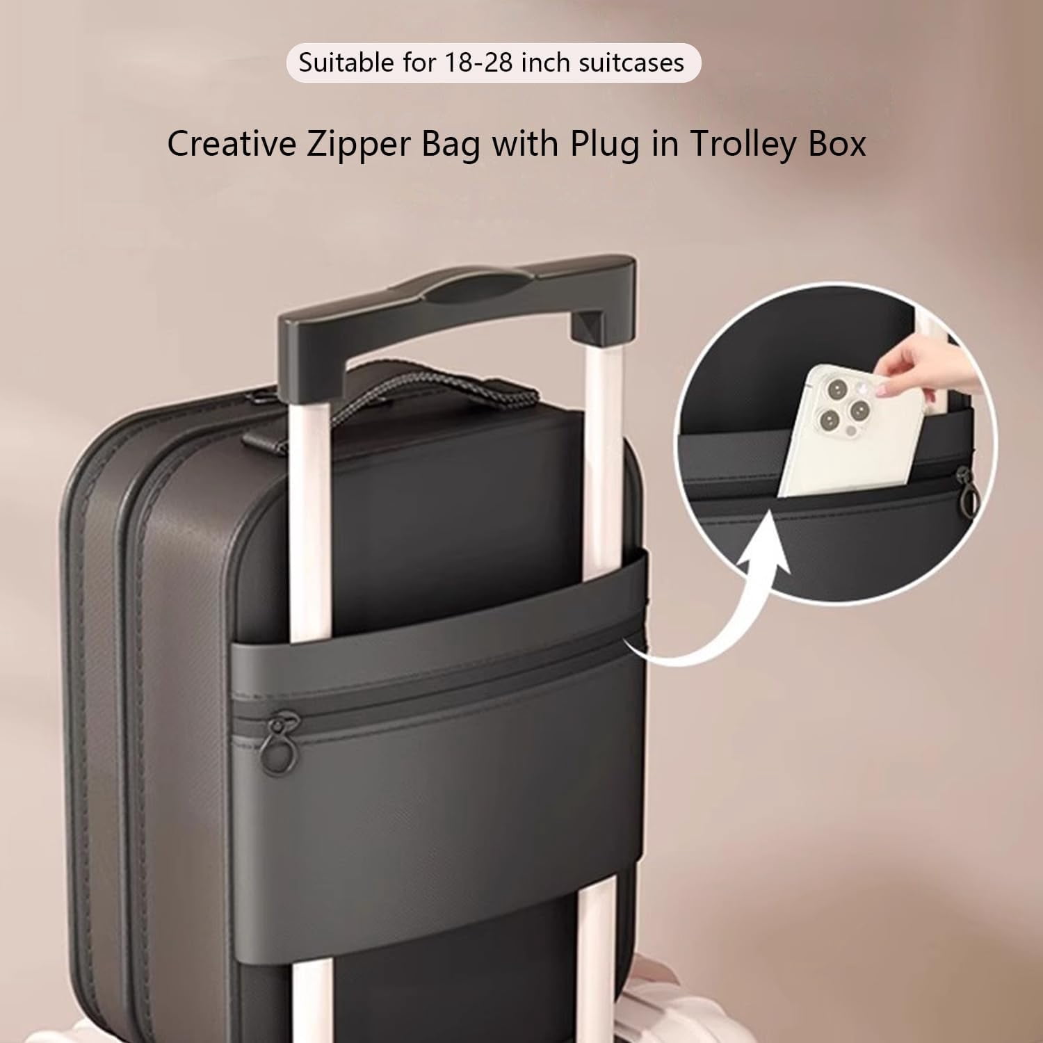 Shoe Bags for Travel - Holds 3 Pair of Shoes, Portable Storage Bag Organizer, Travel Luggage Shoe Organizer (Black)