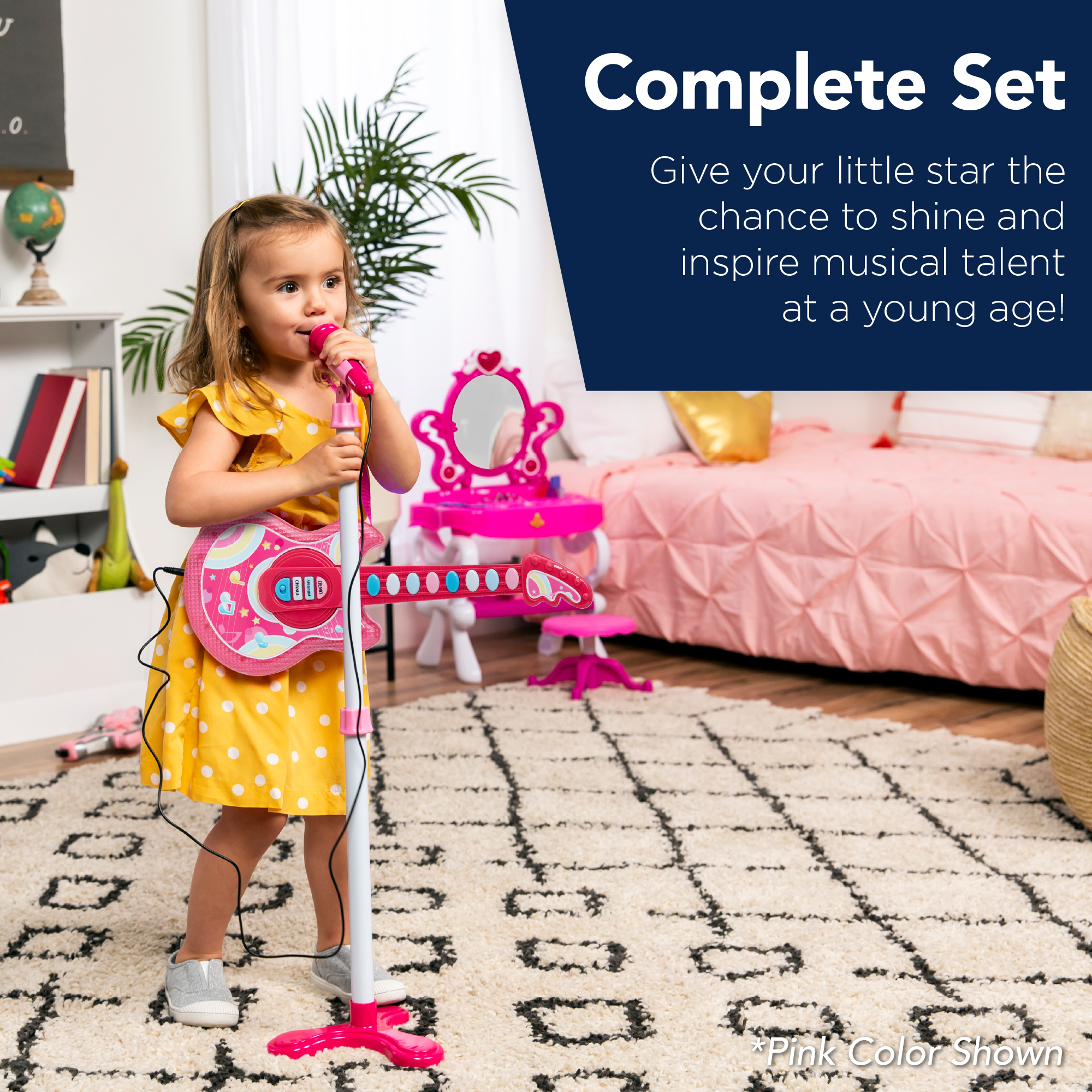 Best Choice Products Kids Flash Guitar Set, 19 Inch photo 2