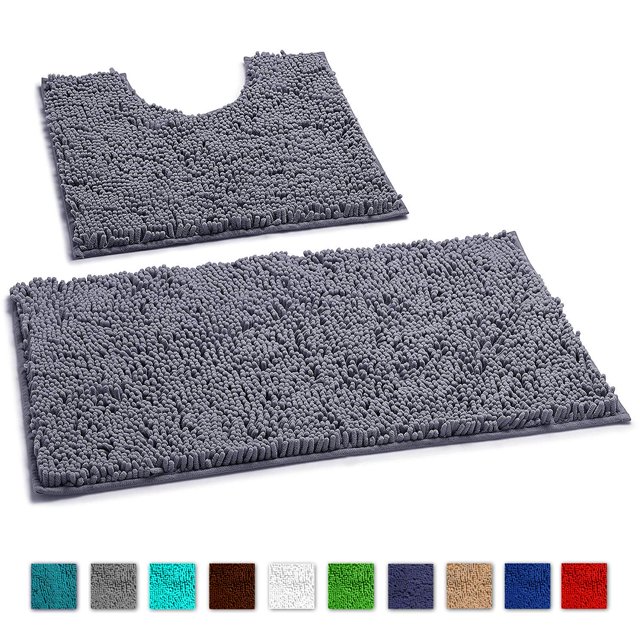 Alfombras de baño LuxUrux de lujo súper absorbente