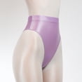 thumbnail image 4 of B91xZ Culottes pour Femmes Bikini Basique Imprimé Culottes Féminines, m Violet, 4 of 4